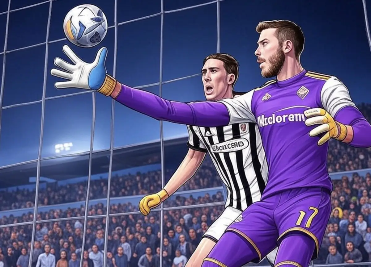 De Gea eroico su Vlahovic salva il risultato di Juventus-Fiorentina