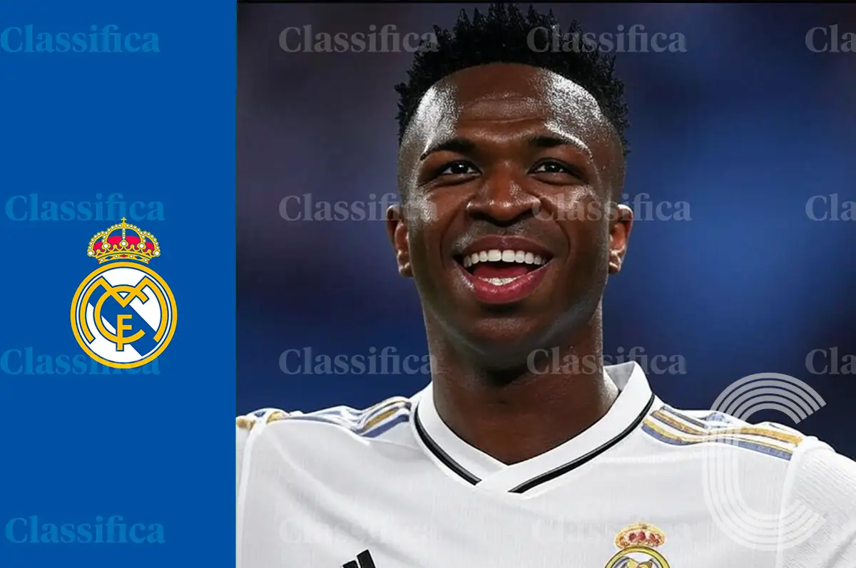 Vinicius esulta dopo la rete segnata