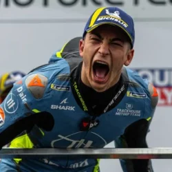 Grafica del risultato MotoGP a Silverstone con Raul Fernandez primo, Martin secondo, Bezzecchi terzo e Marc Marquez settimo