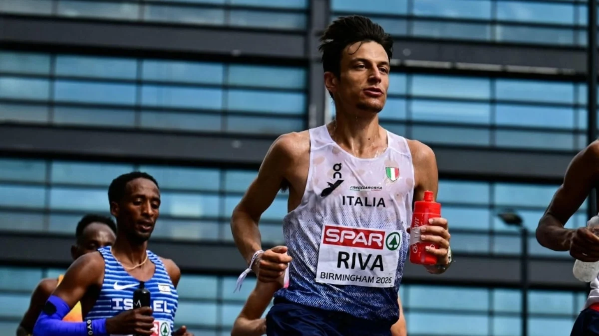 Pietro Riva conquista la medaglia d’argento nella maratona degli Europei di atletica di Birmingham.