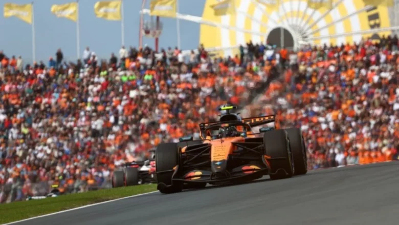 Il pilota McLaren partirà davanti alle Mercedes. Piastri quarto, Hamilton quinto e Leclerc sesto a Zandvoort.