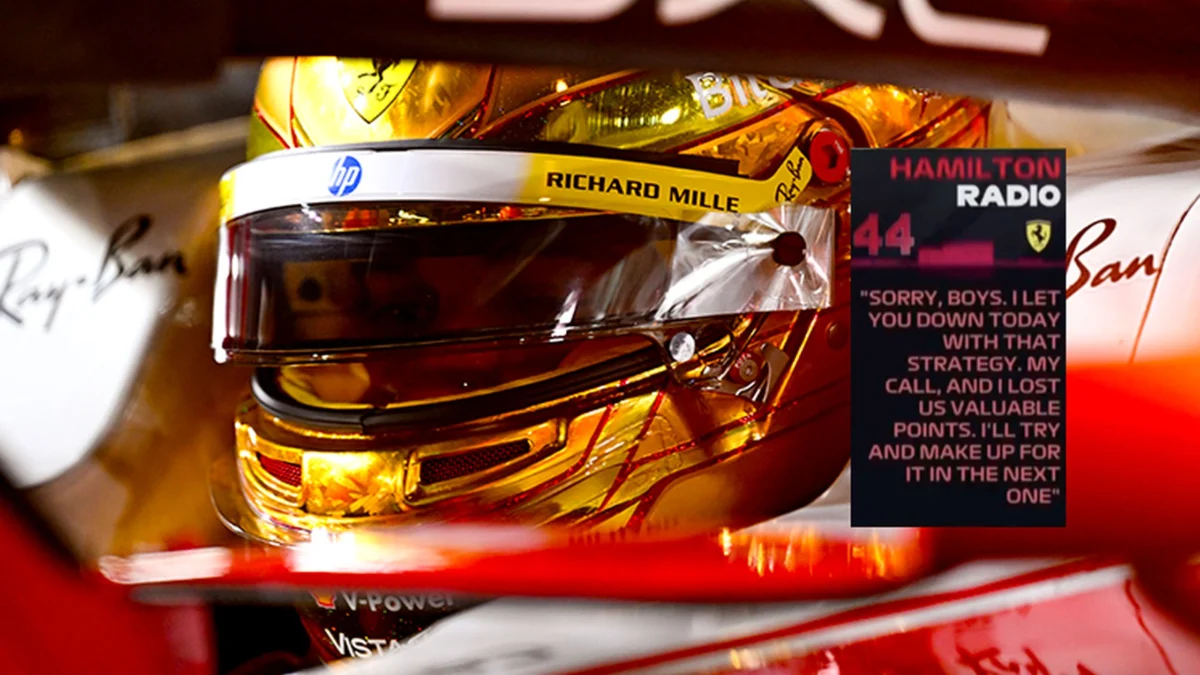 La frase «Ho mancato l’ingresso» Al giro 39 del Gran Premio di Singapore, durante la Virtual Safety Car, Ferrari chiamò ai box entrambe le vetture: Charles Leclerc si fermò, mentre Lewis Hamilton proseguì e concluse la gara sesto.