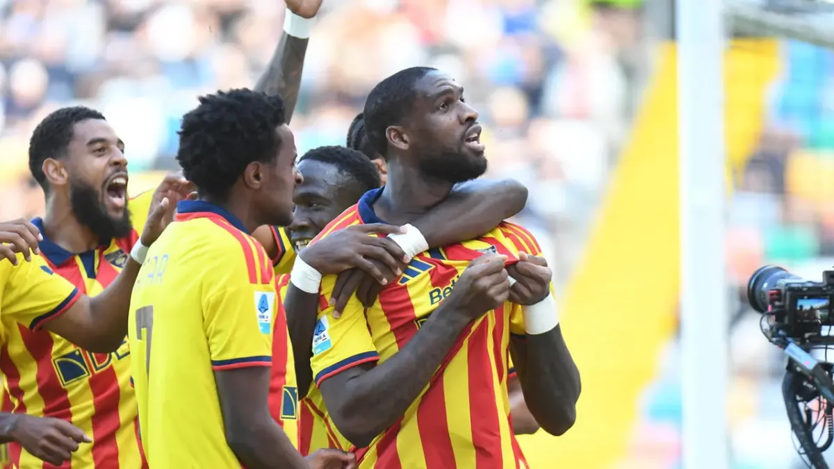 Udinese-Lecce 0-3: gol di Gaspar, N’Dri e Siebert